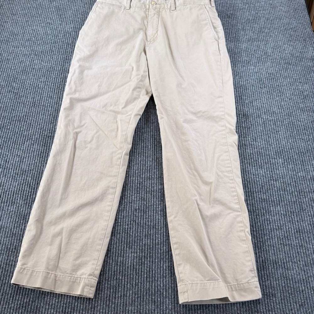 Polo Ralph Lauren Stretch Classic Fit Chino Pants Mens 34x32 Tan Khaki